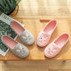 Confinement shoes summer thin bag heel breathable June 5 postpartum slippers spring and autumn cute non-slip thick soled shoes maternity shoes