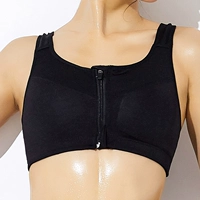 Черная противоударная спортивный бюстгальтер