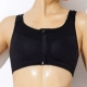 Черная противоударная спортивный бюстгальтер