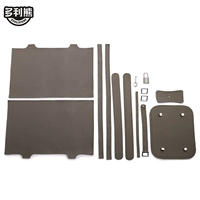 Кожаный слон серый (материальный пакет+инструментарий+шить самостоятельно) Отправить шелковой шарф