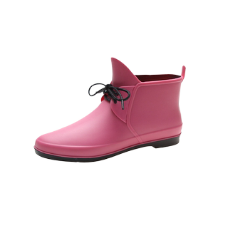 Fashionable women's shoes beautiful girls rain boots