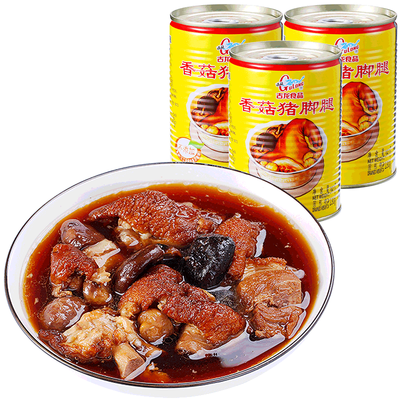 Gulong Food Mushrooms Pork Feet and Legs Instant Meal