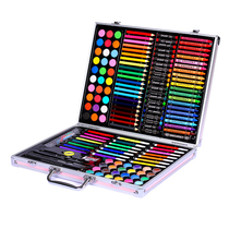 Custom LOGO painting tool set Childrens brush gift box high-end art school supplies Primary school watercolor pen