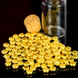 【Продажа 300 000+!】 Золотая фасоль 1G Золотая фасоль инвестиционные золотые батончики с твердым золотым бобами 1 грамм 9999 Полное золото