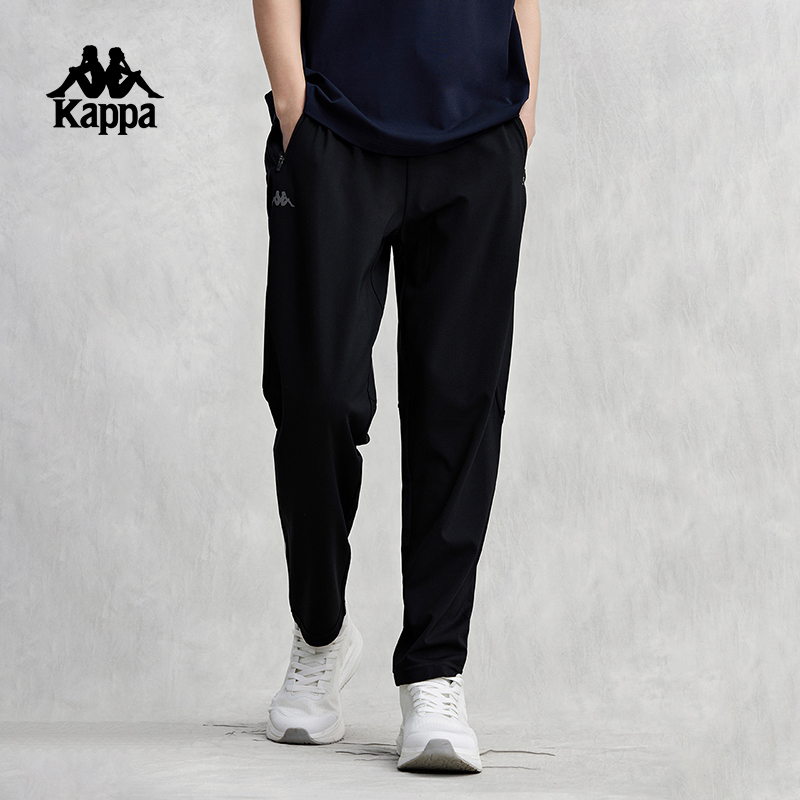 Kappa Back-To-Back Knit Casual Pants Spring New Cool Thin Sports Pants Long Pants Slim Fit Pants for Men