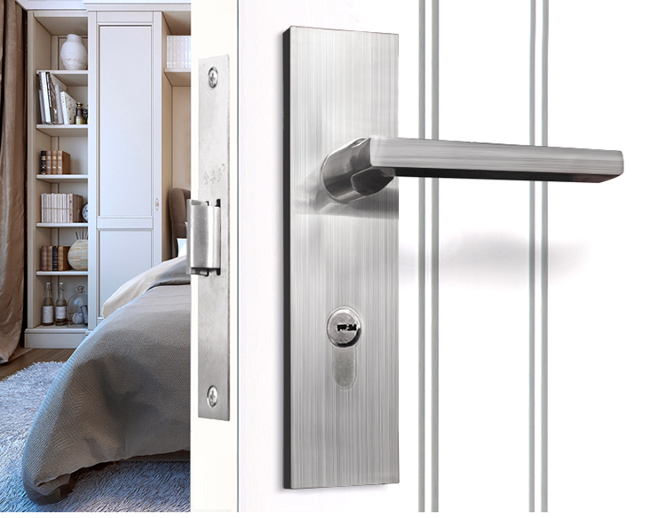 Universal single tongue 4557 lock body 135mm solid wood door false insertion core handle room door bedroom door lock core accessories