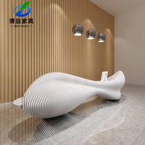 Company front desk reception desk paint simple modern beauty salon cashier counter welcome desk White shaped bar custom
