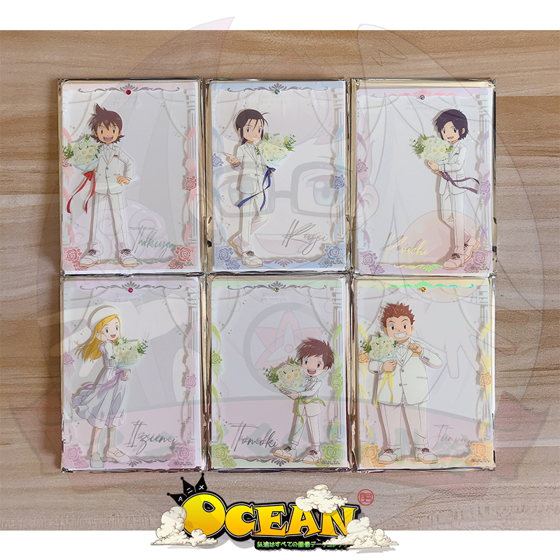 [in Stock] Digimon 04 Infinite Zone White Dress Series Transparent Card Kousuke Komaeda Acrylic Card