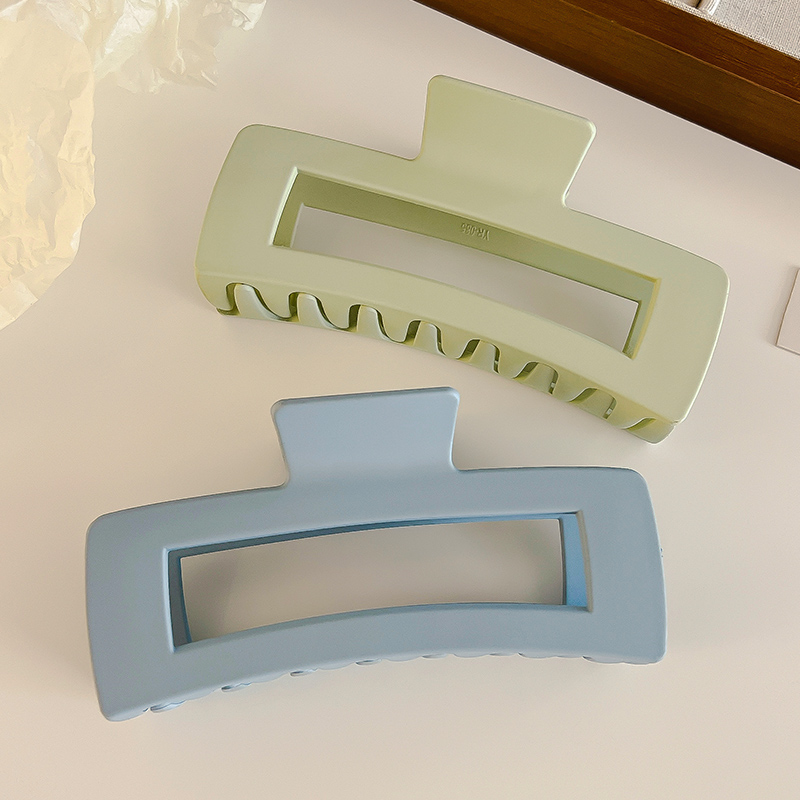 images 7:Superlarge hair clamp female 2023 new hair volume multiple hair clip high-sense head shark clip headdress