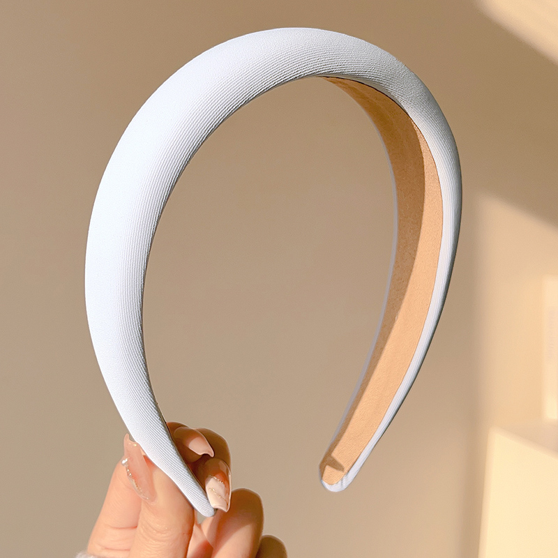 images 14:Mori's high-cranial blue hair hoop female 2023 new lily departure bundle gas wash face hair stamped hair hoop