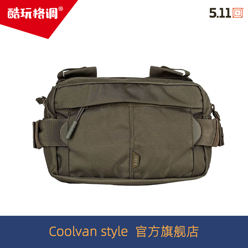 American 5.11/511 Casual Waist Bag Lv6 56445 Portable Bag 56702 Multi-Functional Outdoor Crossbody Chest Bag 3L
