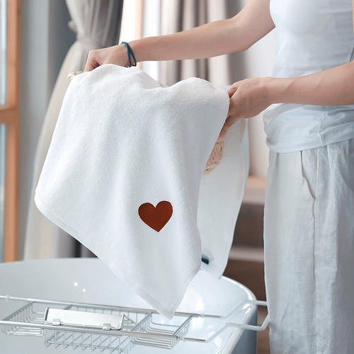 Хлопковое быстросохнущее детское банное полотенце для домашнего использования для влюбленных, хорошо впитывает воду