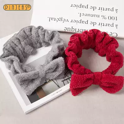 Hair band female headwear bathroom home wash face mask Net red out Korean simple makeup home hair hoop headwear