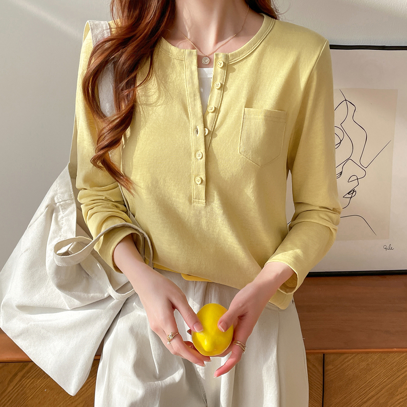 Nursing Tops for Going Out, Stylish Long-Sleeve T-Shirts for Breastfeeding Mothers, Autumn and Winter Base Layer Shirts for Outerwear