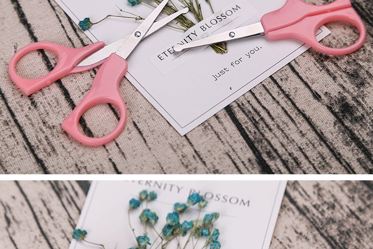 工厂现货批发婴儿指甲剪美容剪不锈钢圆头小剪刀儿童安全鼻毛剪刀详情16