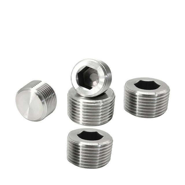 Tengnan 304 stainless steel 316 hexagonal plug plug pipe oil plug PT/ZG/R/NPT/G screw plug throat plug