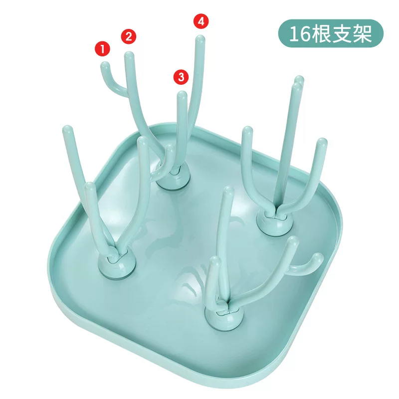 Bottle detergent, children's drying rack with glass