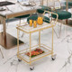 Hot sale of 10,000+ Nordic mobile dining cart push cart