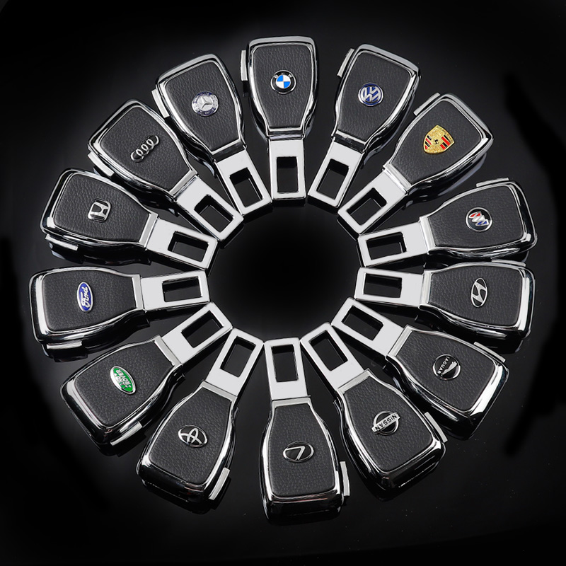 Mercedes BMW car seat belt fork clip head Pull hairpin mouth card extension connector Card safety rope buckle