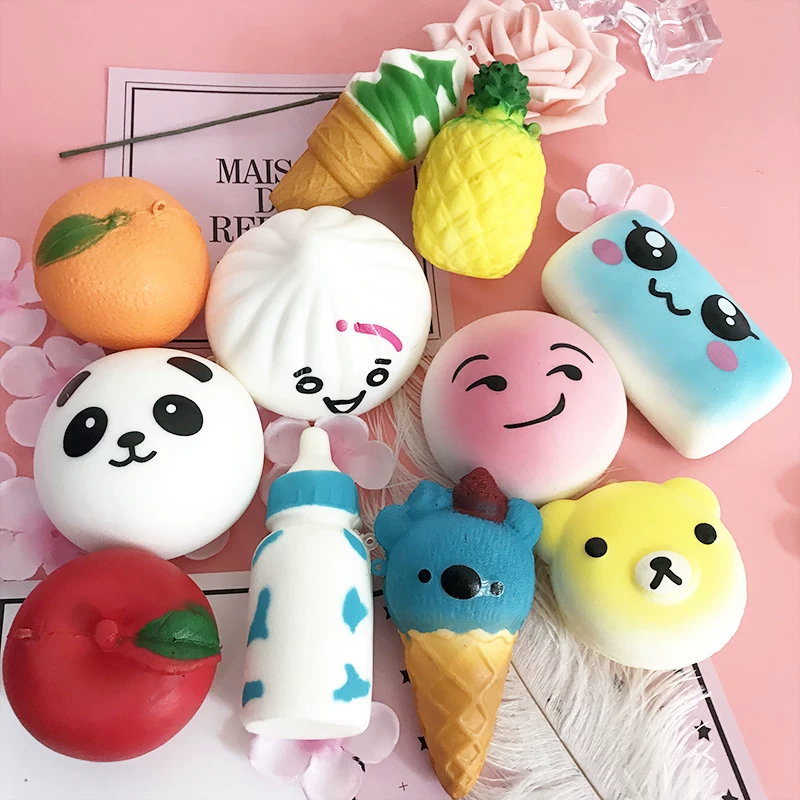 Скушик (Squish), игрушка, реалистичный подвесной талисман, слайм, антистресс, подарок на день рождения