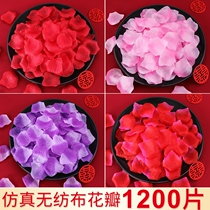 Wedding supplies for the manufacture of romantic fake petals wedding birthday confession flower wedding room layout simulation Rose