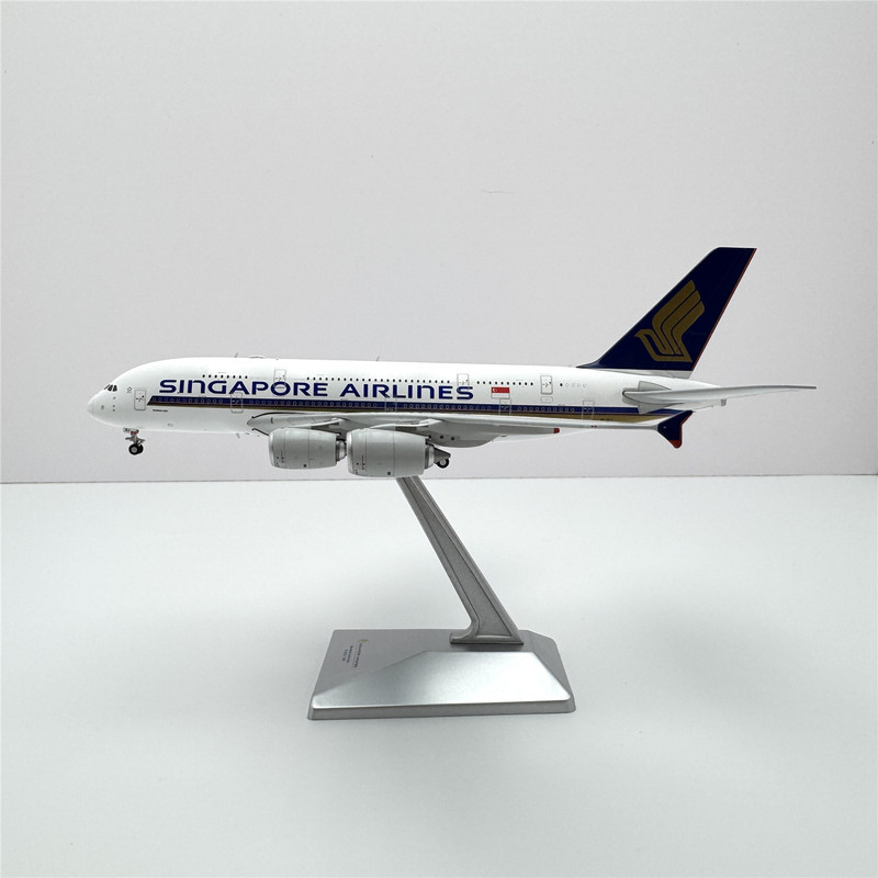 Yy Wings Singapore Airlines Metal Passenger Aircraft Model Airbus A380 9V-Skj 1/400