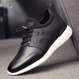 Невидимые демисезонные туфли для отдыха для кожаной обуви, высокая спортивная обувь, 2020, 10см, из натуральной кожи