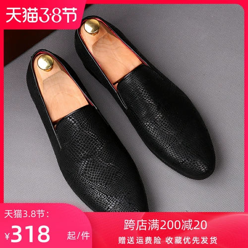 Туфли с заостренным носом для кожаной обуви, повседневная обувь, высокие трендовые лоферы