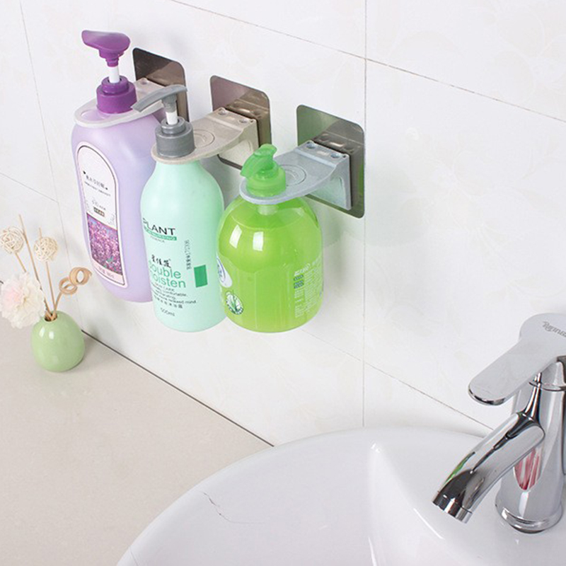 Wall-mounted Punch Free Rack Body Wash of bath lotion Shampoo Shelf Makeup room Handwashing Liquid Bottle Containing shelf Bathrooms Shelf