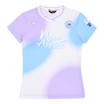 Kerian badminton suit womens suit 2023 Korean breathable quick-drying short-sleeved mens tops couple fashion sportswear