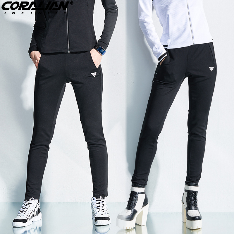 Korean Klein badminton suit men's and women's trousers breathable quick dry pants tennis fashion slim fit comfortable sports pants