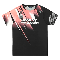 Kerian badminton suit womens suit imported from South Korea new mens breathable quick-drying short-sleeved tops couple sportswear