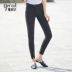 Quần lửng nữ Ya Lida Quần legging đen nữ mặc mùa xuân 2020 mới mỏng mỏng co giãn chân quần ma thuật - Khởi động cắt Khởi động cắt