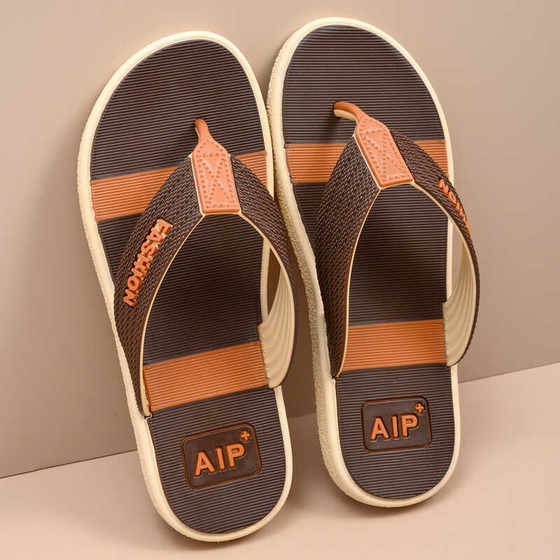 人字拖男士夏季外穿夹脚防滑耐磨踩屎感厚底大码运动越南沙滩凉鞋