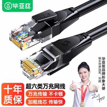 Biaz Super Category 6A Ethernet Cable 10 Gigabit High-Speed Broadband Cable for Engineering and Home Use Computer Router Network Cable