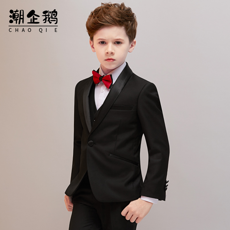 Children's suits, boy flower girl dresses, big children's piano performance costumes, children's suits, host catwalk