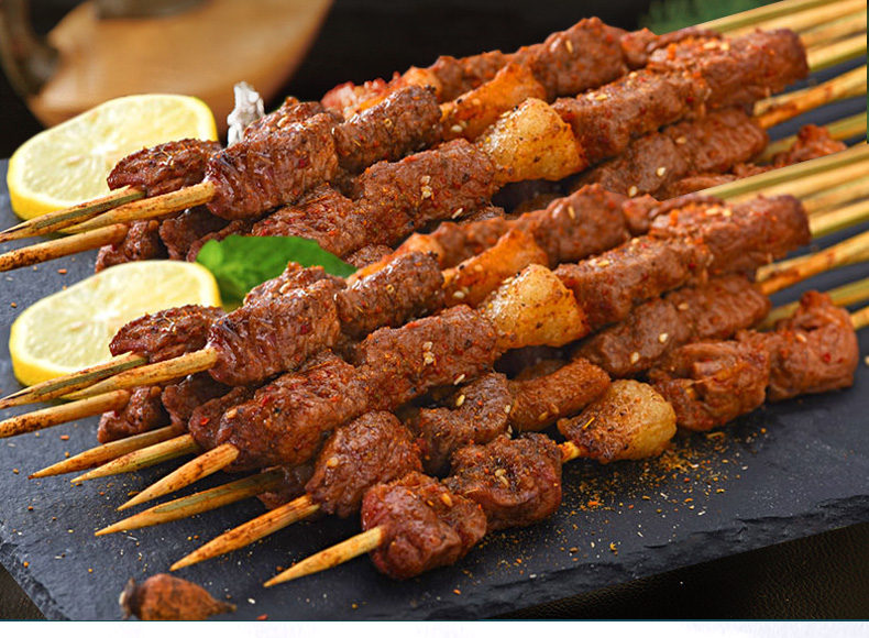 上合峰会指定羊肉 牛穆穆 宁夏盐池滩羊肉串 2斤/60串 图3