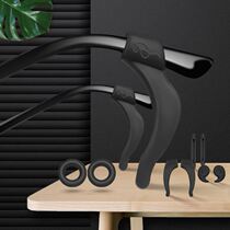 Glasses anti-slip cover silicone fixing round ear hook ear tover anti-fall device eye frame leg accessories clip hook foot cover