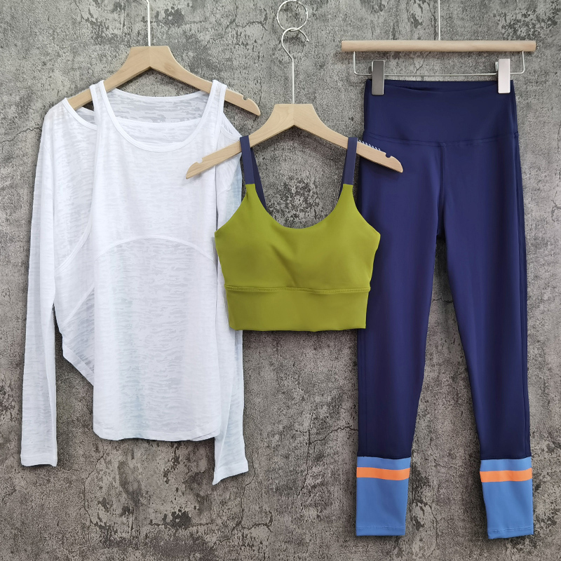 Yoga Suit Women Running Speed Dry Clothes Sports Suit Fitness Room Spring Summer Professional High-end Fashion Nets Red Sexy