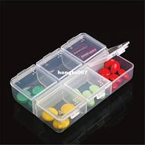 1PC New 6 Days Tablet Plastic Pill Box Holder Medicine Case