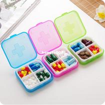 4 Slots Container Pill Box Portable Pill Cases Travel Dispen