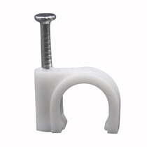 Miwei KD-6-1 6mm wire clip nail (100 pcs pack) milky white