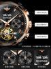 2026 New Swiss Oupinke Brand Men's Watch Genuine Mechanical Watch Fully Automatic Leather Strap Men's Model