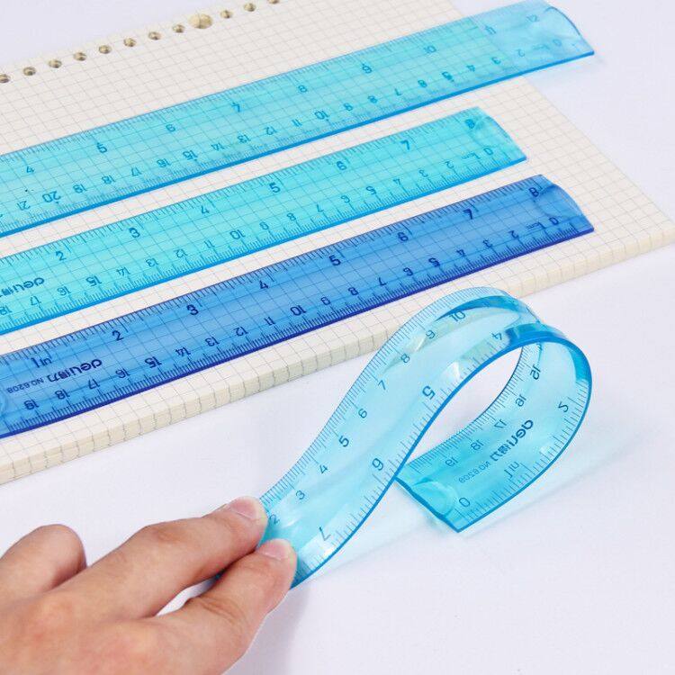 Able 6208 Soft ruler 20CM 30CM Bendable Ruler Japan-Japan Cute Plastic Soft Ruler Student Color Ruler