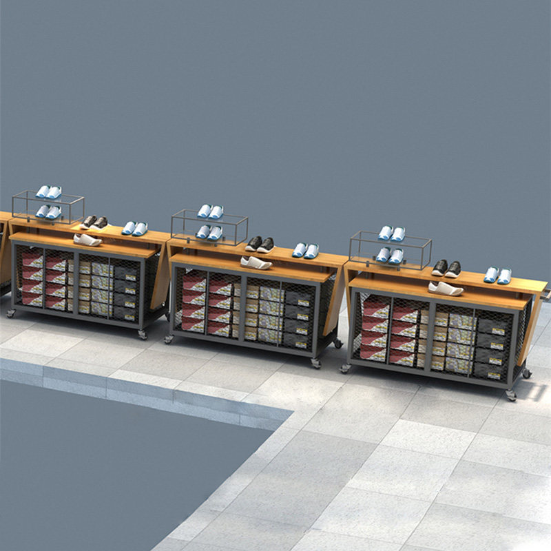 Tide brand outdoor sports shoes sports shoes display stand multi-layer shelf shoe rack shelf personalized customization