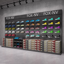 Jordan brand sports shoes clothing store display rack high-end shoe store shoe rack custom LOGO custom shoe rack
