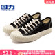 Pull back canvas shoes women's biscuit shoes 2024 spring retro trendy shoes Korean version ulzzang versatile student sneakers