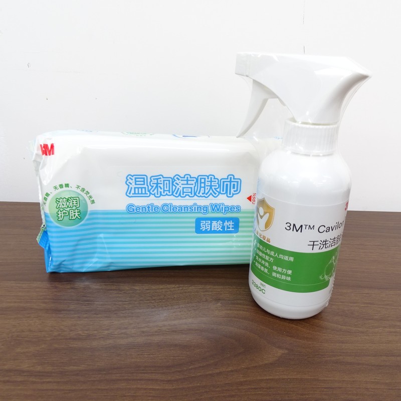 3m Jiafukang Dry Cleaning Cleanser 3380C Is Suitable for Bedridden Incontinence Patients, Neutral No-Rinse 236ml Spray Wipes