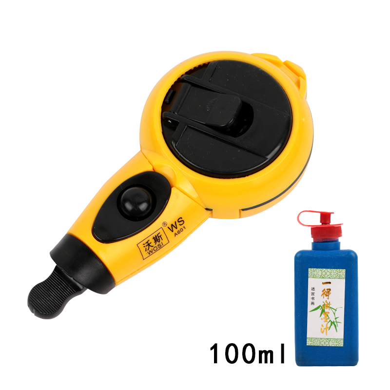 Ink bucket woodworking fully automatic scribing device carpentry carpenter special ink cartridge line bucket bullet line ink bucket woodworking dense bucket wooden bucket