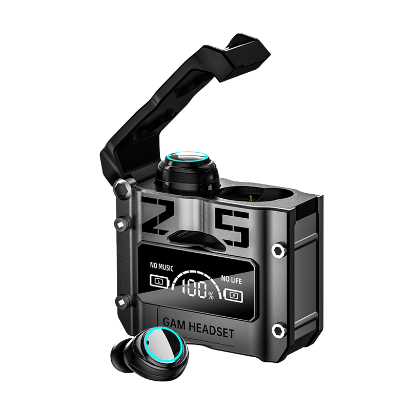 Bluetooth headset 5.3 in-ear metal painted mecha